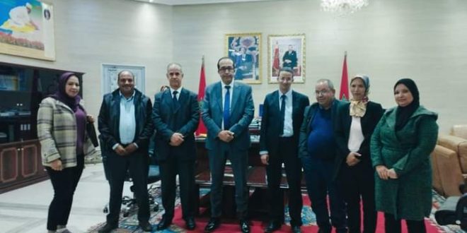 عامل الإقليم يستقبل المكتب الاقليمي للعصبة المغربية للدفاع عن حقوق الانسان