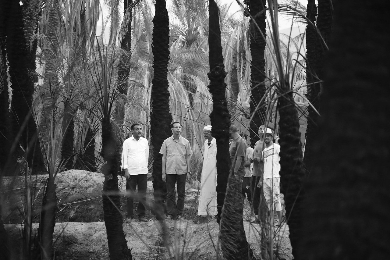 حريق واحة بني زولي.. البرلماني شهيد يتفقد الخسائر وهذه مطالب الساكنة