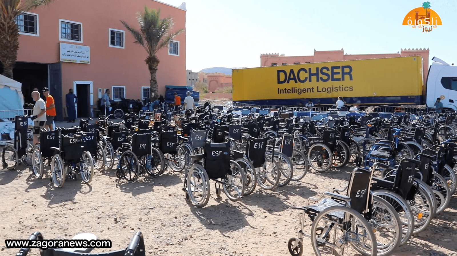 قافلة طبية انسانية.. تسليم كراسي متحركة ومعدات لفائدة أشخاص من ذوي الاحتياجات الخاصة بزاكورة