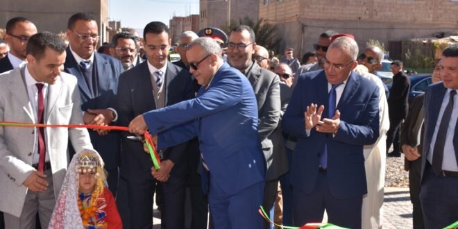 عامل إقليم زاكورة يُعطي الانطلاقة الرسمية للفرع الإقليمي لمركز مهن التربية والتكوين بـ ‘العروميات'”