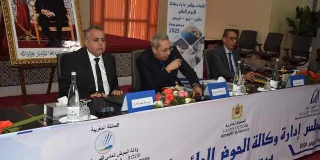 مجلس إدارة وكالة الحوض المائي لغير-زيز-غريس بزاكورة: استعراض حصيلة 2024 وبرمجة مشاريع مهيكلة لضمان الأمن المائي لعام 2026