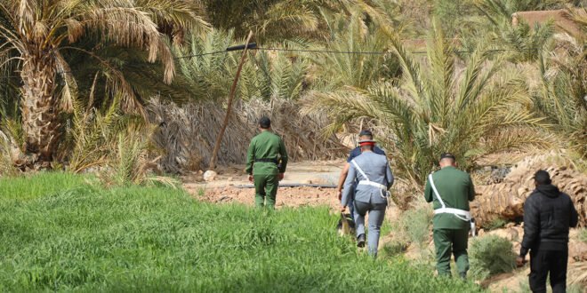 استنفار أمني كبير بزاكورة بعد اختفاء الطفل يونس العلاوي والدرك الملكي يستعين بكلاب مدربة