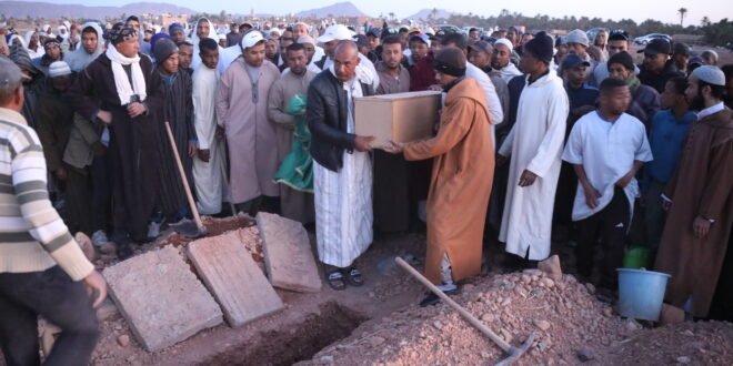 جنازة الطفل يونس العلاوي بزاكورة: وداع مؤثر ومطالب بالعدالة