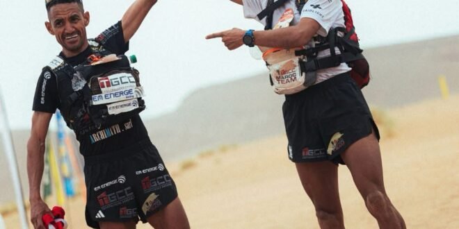 ماراثون الرمال 2026: الأخوين المرابطي يسيطران على المرحلة الثالثة في قلب صحراء زاكورة