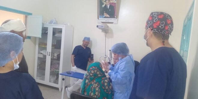 زاكورة: حملة طبية لسد الفراغ في جراحة العيون وإجراء 80 عملية لـ “الجلالة”