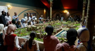 تلاميذ يشاركون في ورشات الملتقى الوطني للواحات بزاكورة.