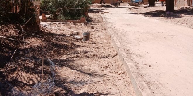 انطلاق أشغال تهيئة ساحة “زاوية أمزرو” بزاكورة تنفيذاً لتعليمات عامل الإقليم