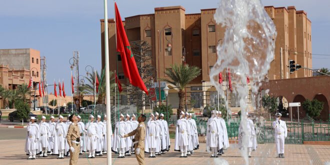 عامل إقليم زاكورة يترأس مراسم تحية العلم الوطني احتفاءً بالذكرى الأولى لعيد الوحدة